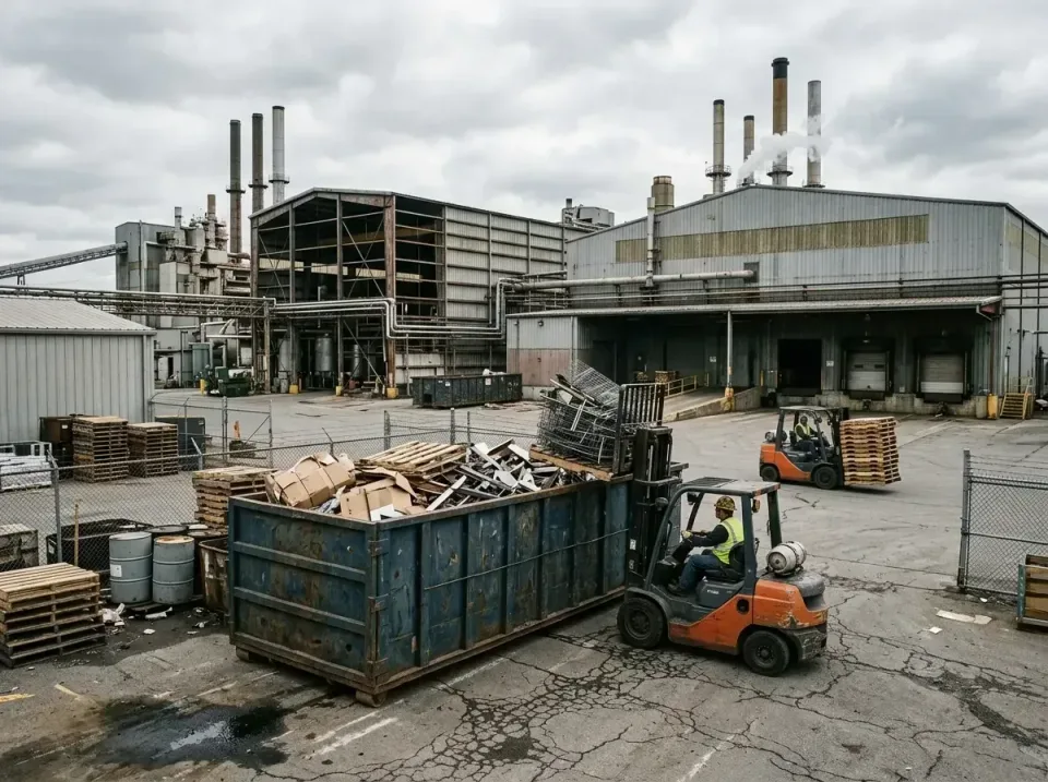 industrial-factory-scrap-conta-003 — frequently asked questions, Cheap Roll-off Dumpster Rentals in New Llano, LA